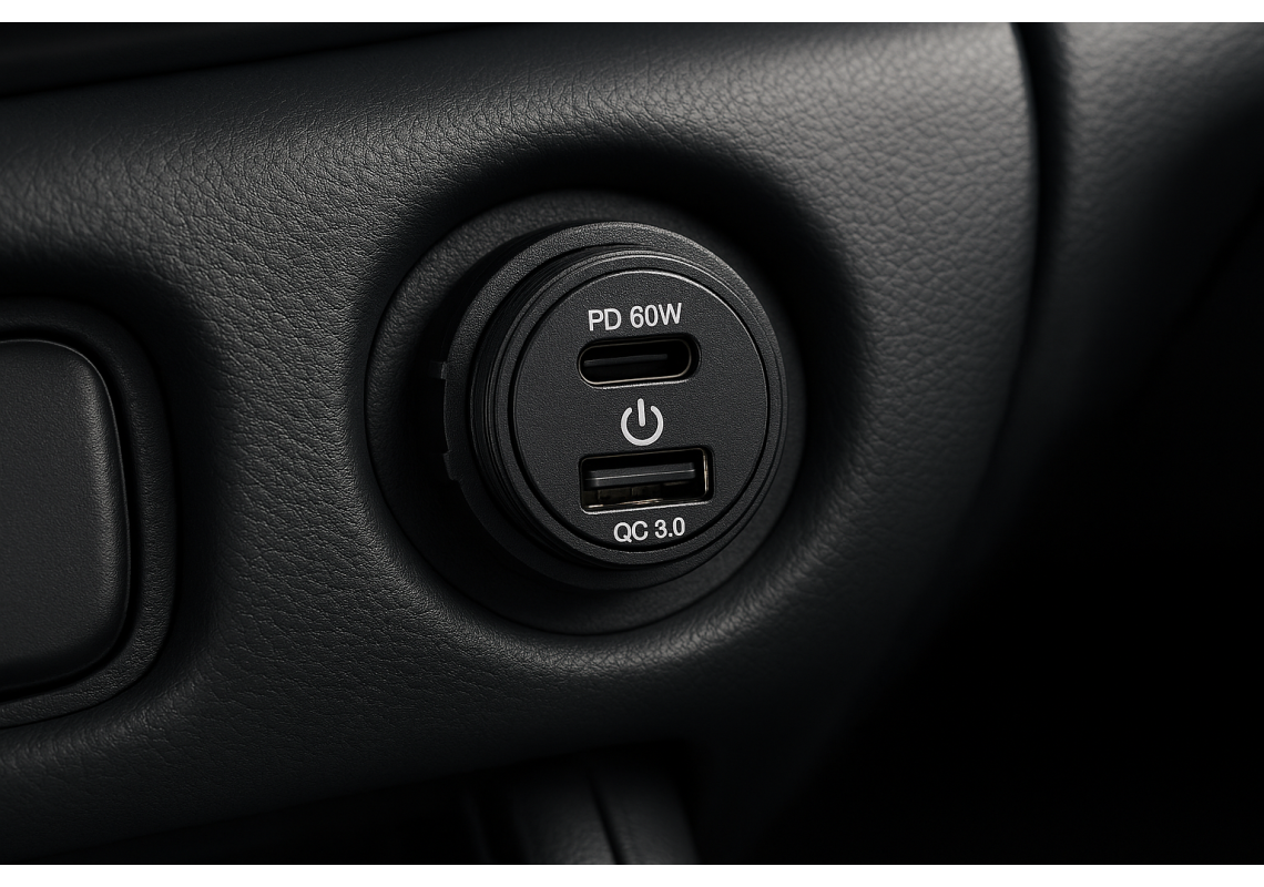 Prise USB-A & USB‑C - CHARGE RAPIDE